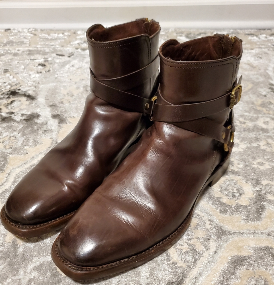 Mens Frye Harness Boots
